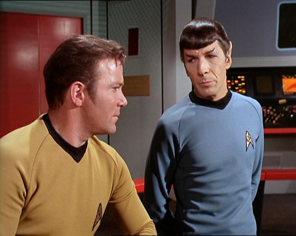 Kirk and Spock